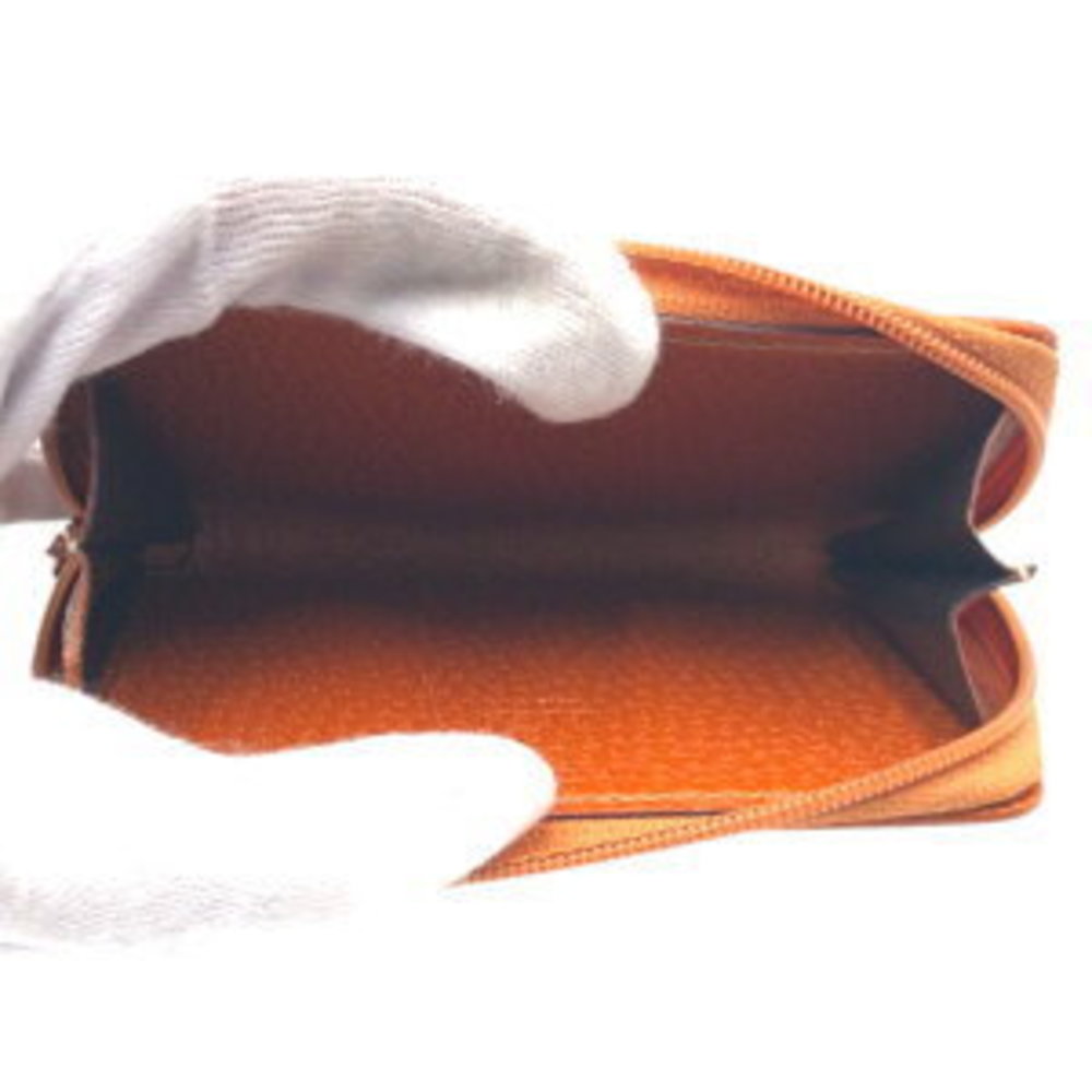 GUCCI GG Pattern Brown Orange Canvas Coin Case Card - Picture 5 of 6